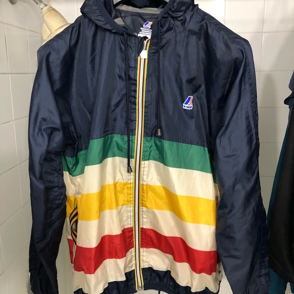 Limited edition K-Way Hudson Bay windbreaker jacket size s unisex - Picture 2 of 8